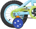 Bluey 12 Inch Kids BMX Bike with Training Wheels, Plush Bag, Steel Frame, Coaster Brake, Ages 3 5