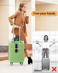 20 in Carry on Luggage with Cup Holder & USB Port, Airline Approved TSA Locked Luggage, Lightweight PC Material Travel Suitcase