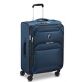 DELSEY PARIS Sky Max 2.0, 2 Piece Softside Luggage Set Includes 24" Checked Luggage and a Carry on Duffel Bag, Blue