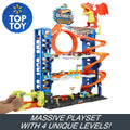 Hot Wheels City Ultimate Garage Playset with 2 Die Cast Cars, Toy Storage for 50+ Cars