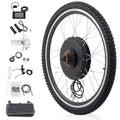 Ktaxon 48V 1000W Electric Bicycle Motor Kit, 26" Front Wheel E Bike Conversion Kit W/LCD Display (without Battery)