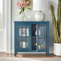 Portland 2 Door Glass Cabinet by Simple Living