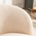 Modern Swivel Barrel Chair with 360 Degree Rotation Single Fabric Accent Chair