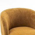 Modern Swivel Barrel Chair with 360 Degree Rotation Single Fabric Accent Chair