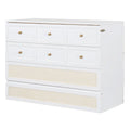 Nestfair Full Size Murphy Bed with Spacious Drawers