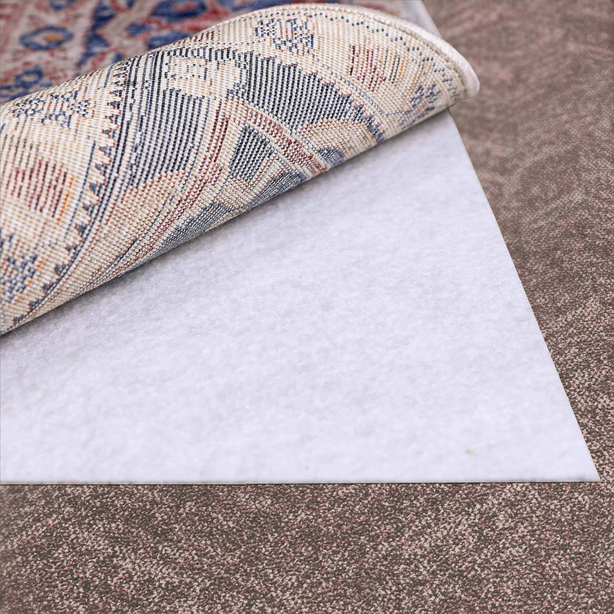Rug on Carpet Non Slip Rug Pad by Slip Stop White 2' x 4'