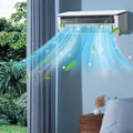 FYHALE 5,000 BTU Wall Mounted Air Conditioner with Remote Control, Digital Display, Cool up to 150 sq ft, Perfect