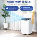 Fosawd 12000 BTU Portable Air Conditioner Cools up to 500 sq ft, 3 in 1 AC, Dehumidifier, Fan