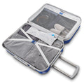 American Tourister Pirouette NXT Hardside Large Checked Luggage with Spinner Wheels Ultramarine